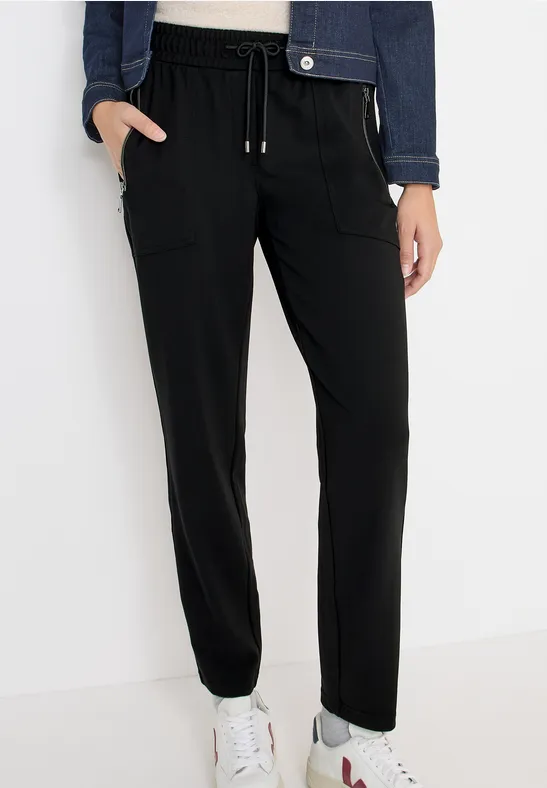 Casual Fit Hose Black