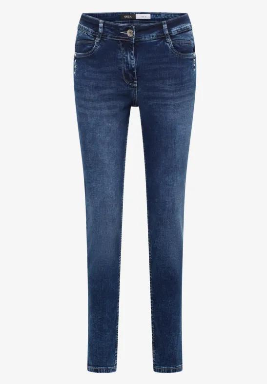 Slim LegJeans mid blue wash