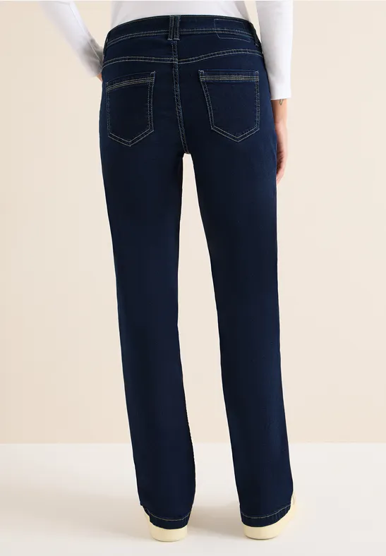 Rinsed Wide Leg Jeans rinsed wash