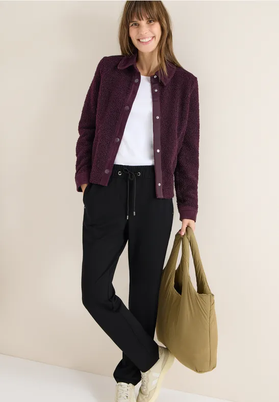 Hose mit Glitzer-Tape Black