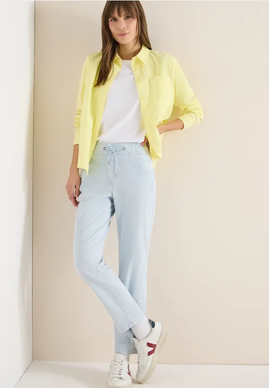 Pantalon look délavé diamond blue