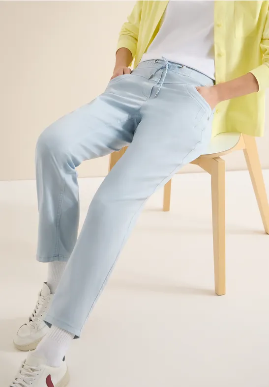 Pantalon look délavé diamond blue