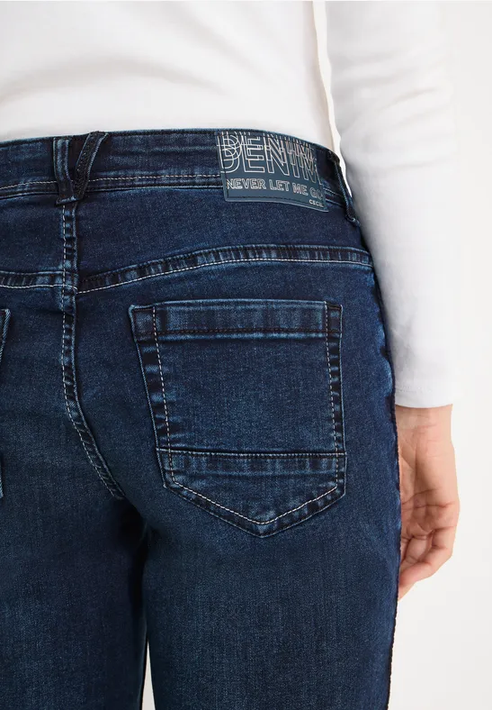 Casual Fit Jeans dark blue black washed