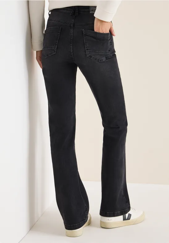 Jeans Bootcut black washed