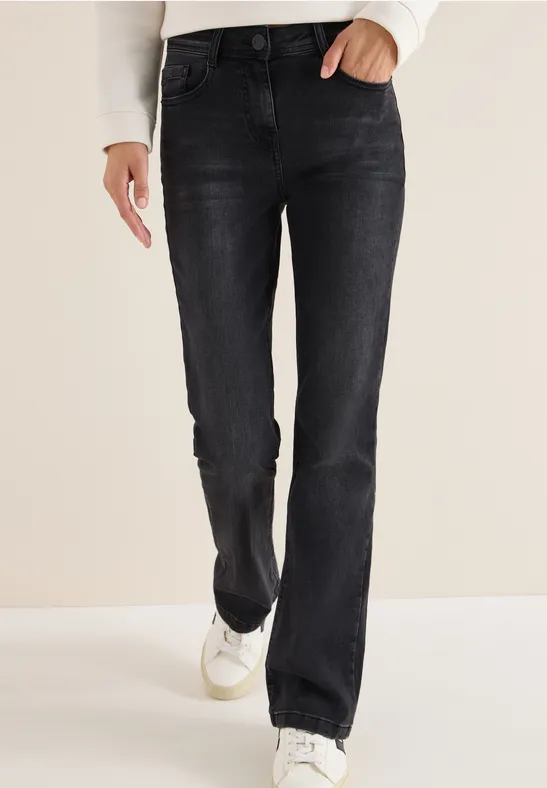 Jeans Bootcut black washed