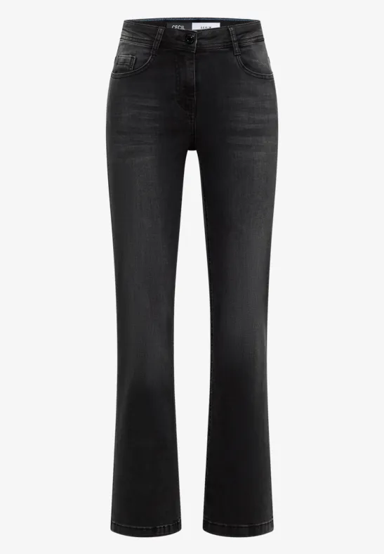 Jeans Bootcut black washed