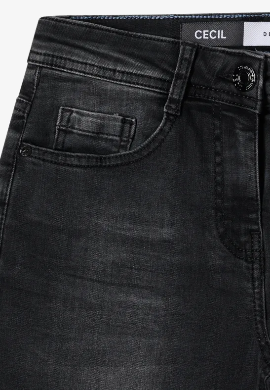 Jeans Bootcut black washed