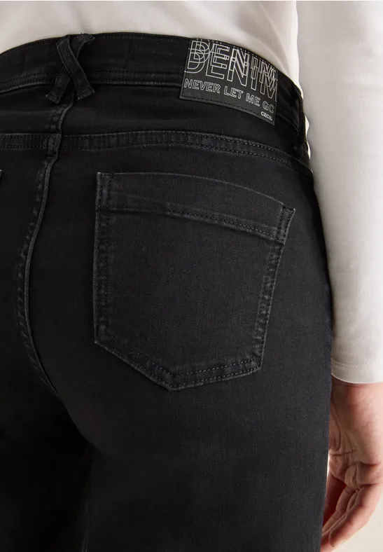 Wide Leg Jeans Black