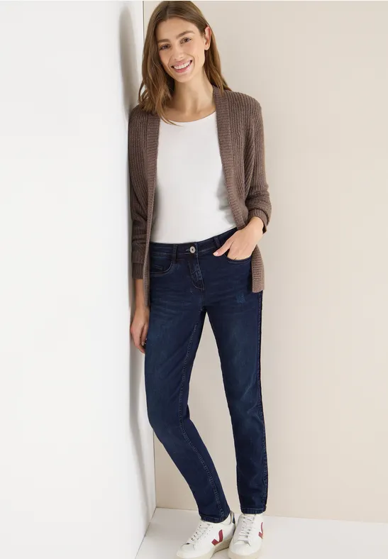 Casual Fit Jeans dark blue black washed