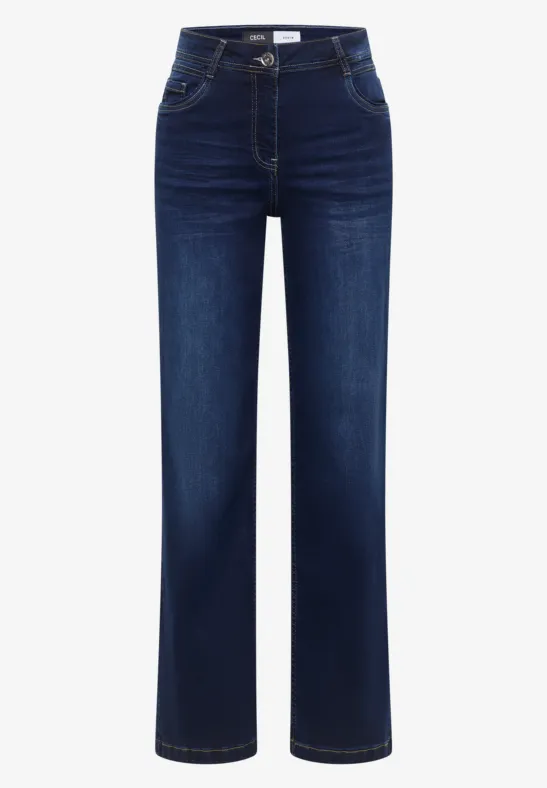 Wide Legs Jeans Dark blue wash