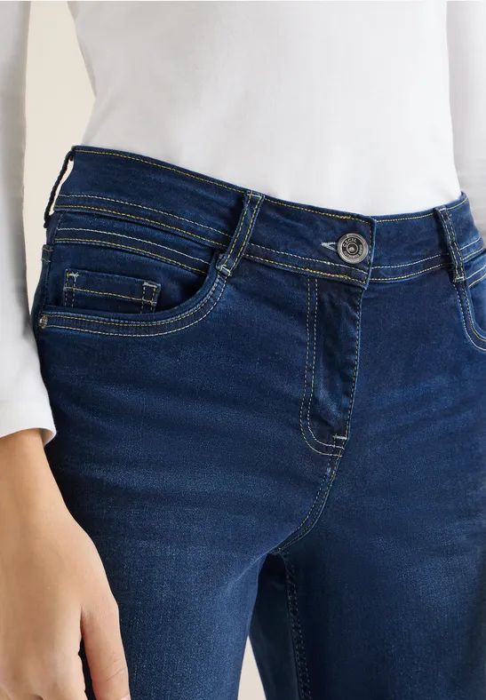 Wide Legs Jeans Dark blue wash