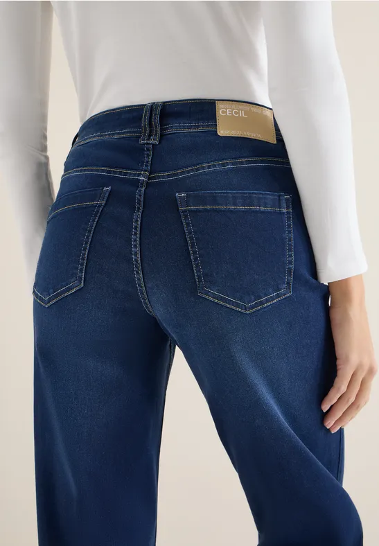 Wide Legs Jeans Dark blue wash