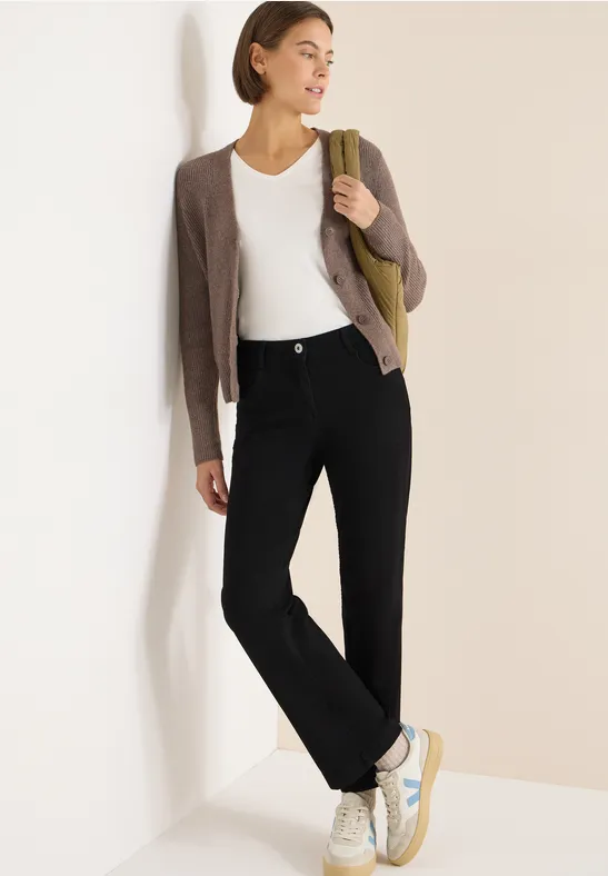 Wide Leg Jeans Black