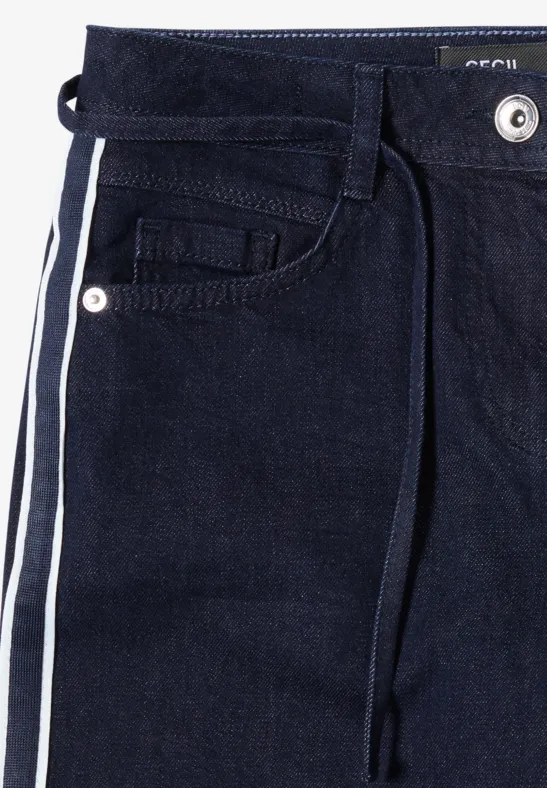 Jeans mit Gallonstreifen rinsed wash