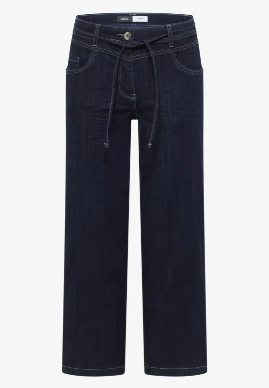 High Waist Wide Leg Jeans im Loose Fit rinsed wash