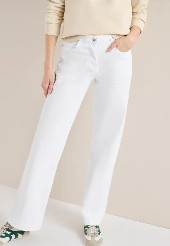 Wide Legs Jeans White