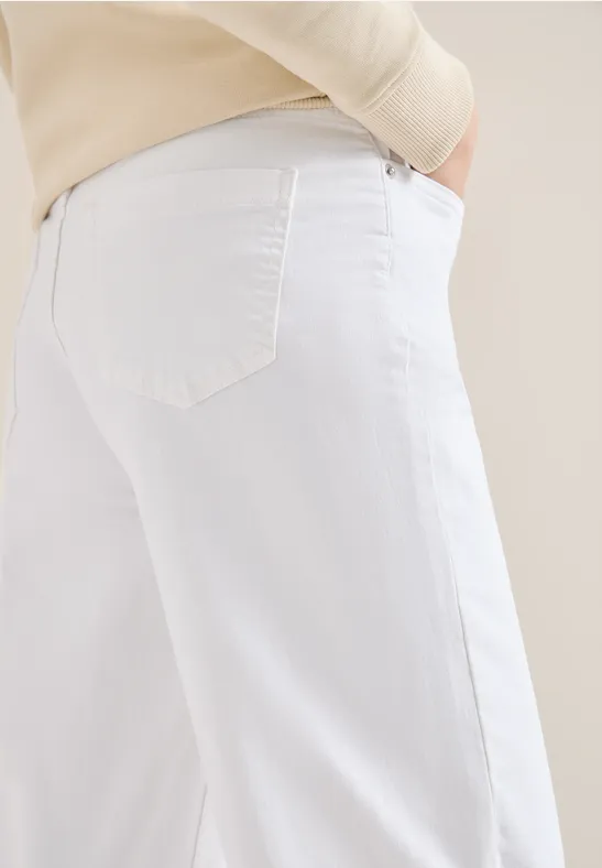 Wide Legs Jeans White