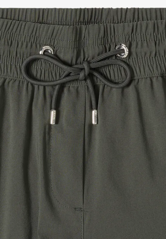 Leichte Hose im Casual Fit mit Stretch clear khaki