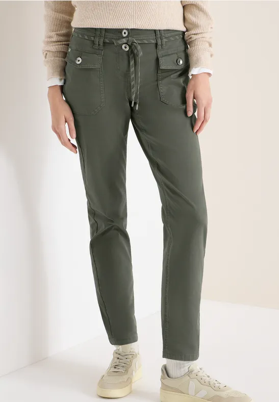 Slim Leg Hose sea weed khaki