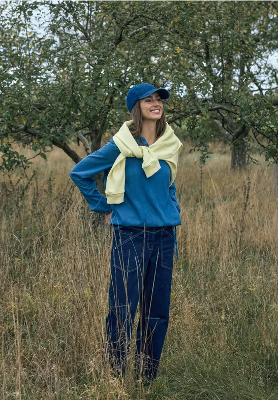 Jeans à jambes coniques rinsed wash