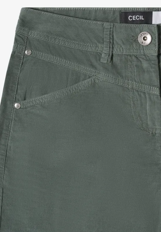 Wide Legs Pantalon chlorella green