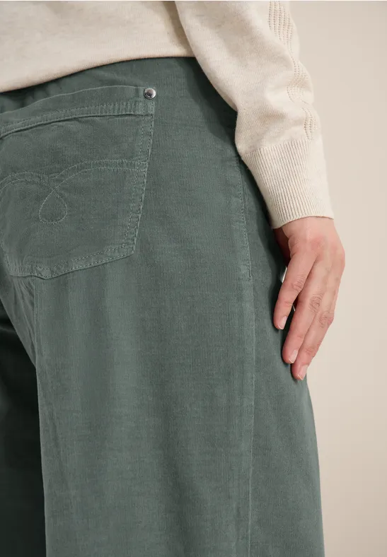 Wide Legs Pantalon chlorella green