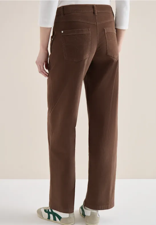 Wide Legs Pantalon urban taupe