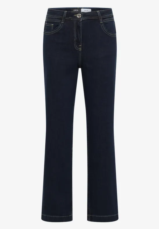 Wide Legs Jeans rinsed wash