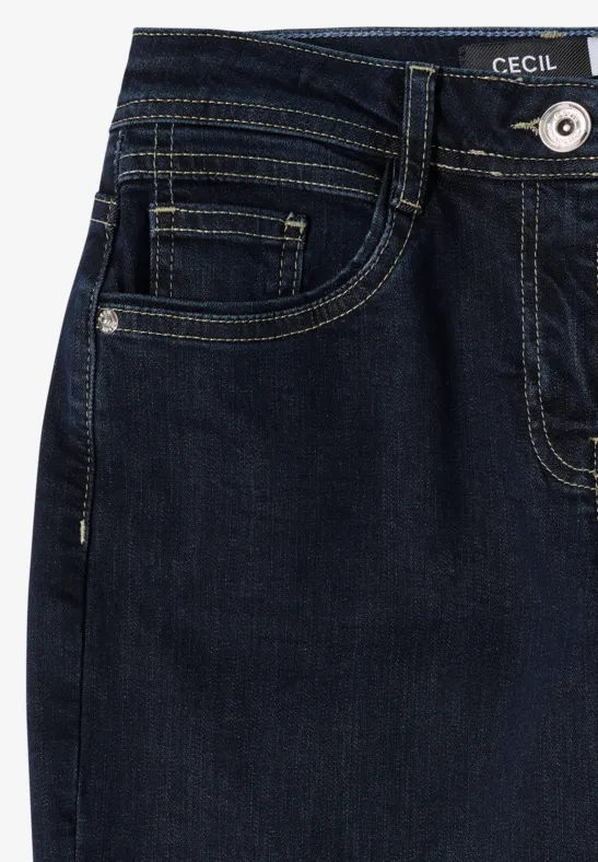 Wide Legs Jeans rinsed wash