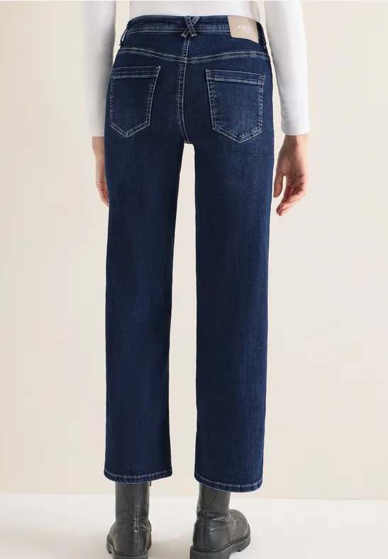 Wide Legs Jeans Dark blue wash