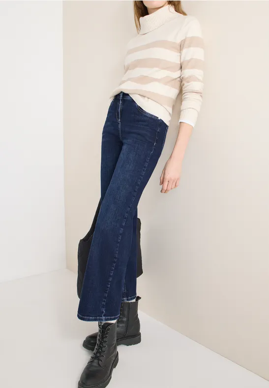 Wide Legs Jeans Dark blue wash