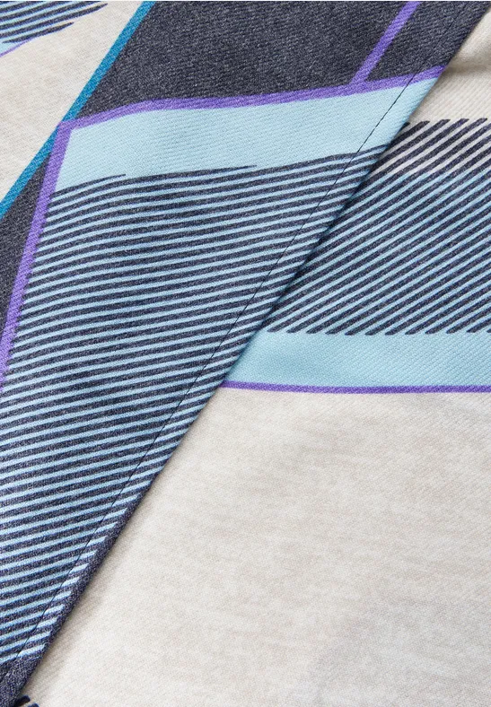 Foulard imprimé dark navy blue