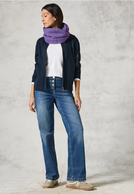 Loop-Schal mit Struktur wild lilac