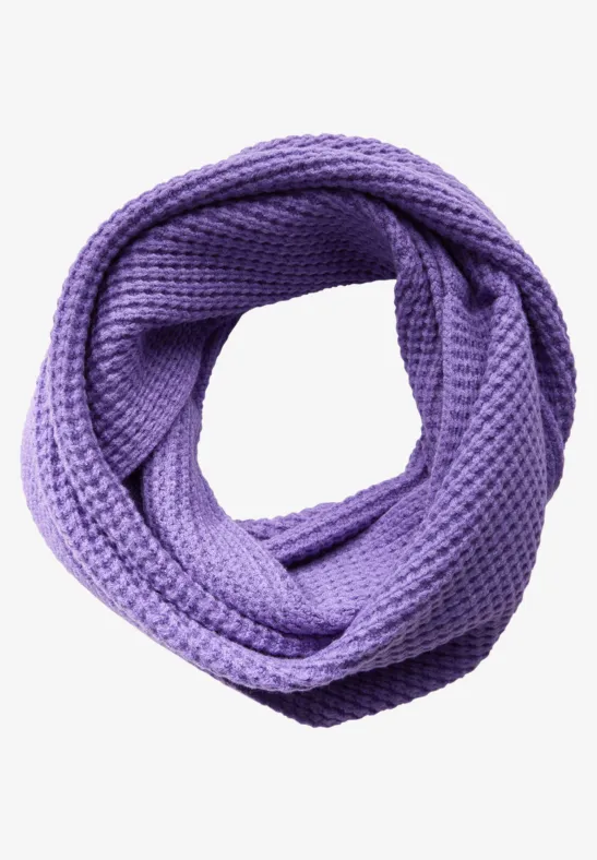 Loop-Schal mit Struktur wild lilac
