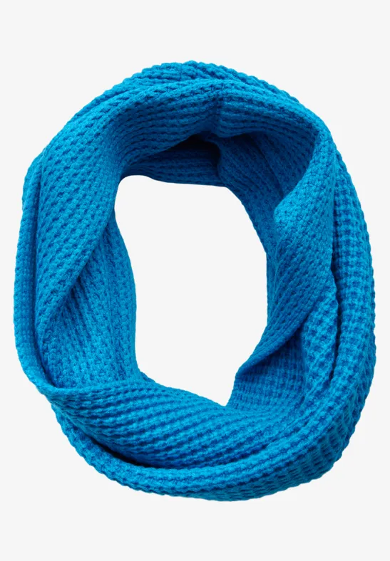 Loop-Schal mit Struktur fjord aqua blue