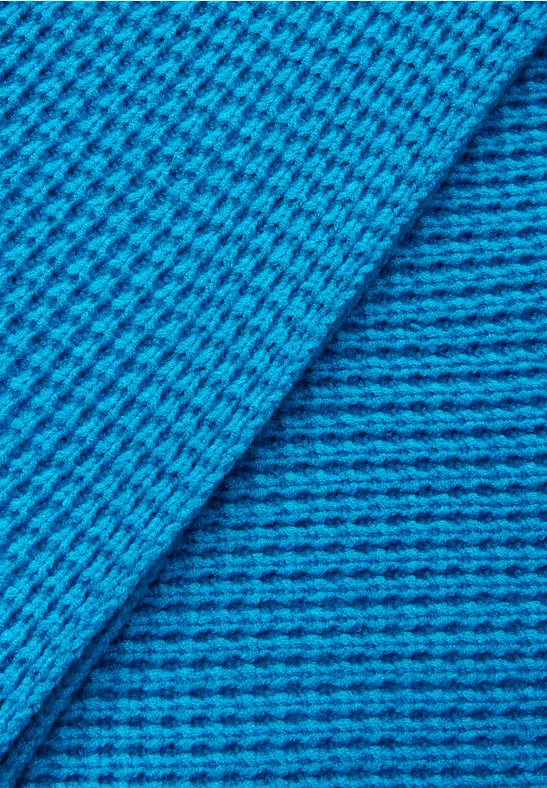 Loop-Schal mit Struktur fjord aqua blue