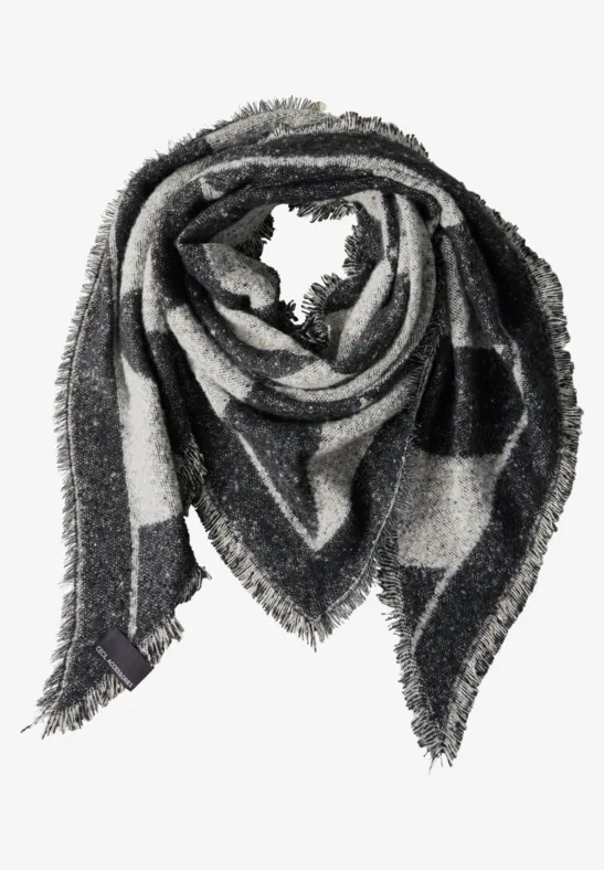 Bouclé Halstuch Black