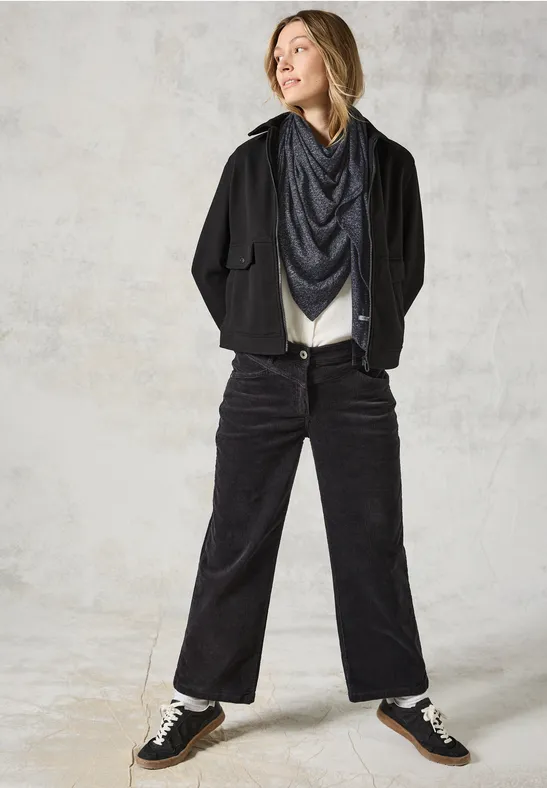 Kuscheliges Dreieckstuch universal blue melange