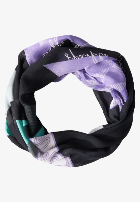Foulard loop avec imprimé gentle lilac