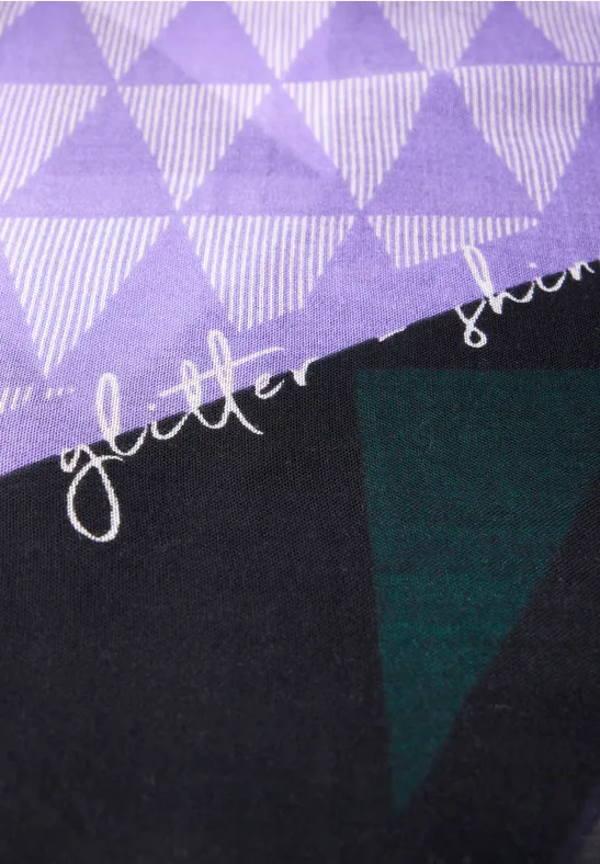 Foulard loop avec imprimé gentle lilac