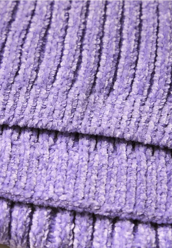 Écharpe chenille gentle lilac