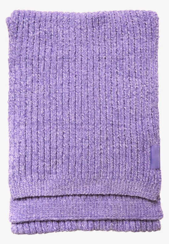 Écharpe chenille gentle lilac