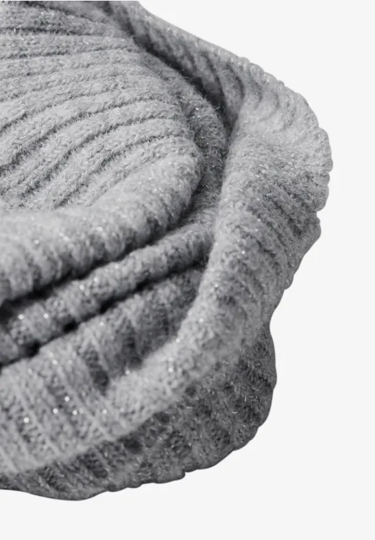 Strick-Loop mineral grey melange