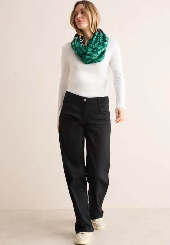 Foulard loop imprimé aventurine green