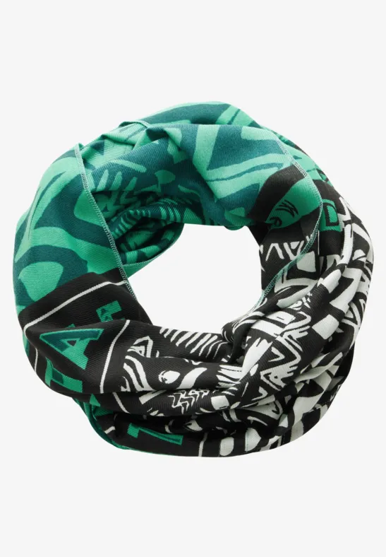 Foulard loop imprimé aventurine green