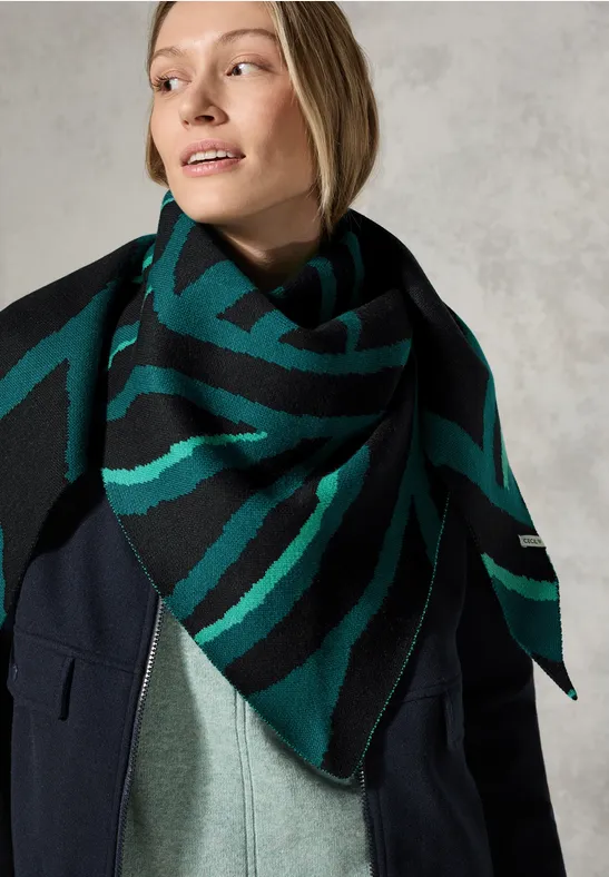 Foulard triangulaire Black