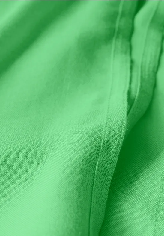 Sjaal met lus in effen kleur iced neon green