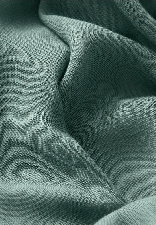 Sjaal met lus in effen kleur jewel green
