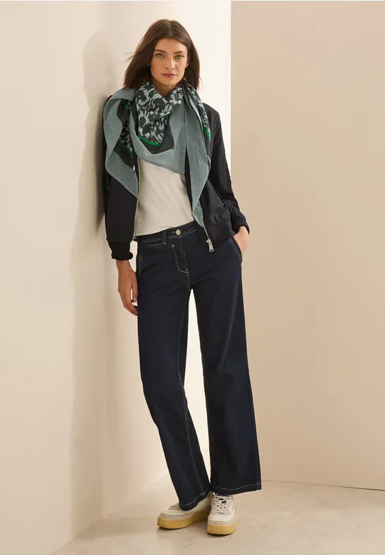 Foulard triangulaire léger slate khaki