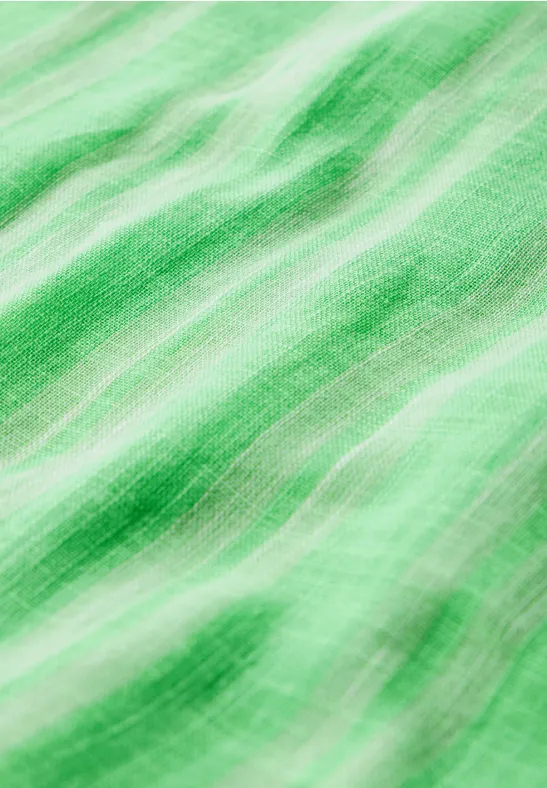 Foulard rayé iced neon green